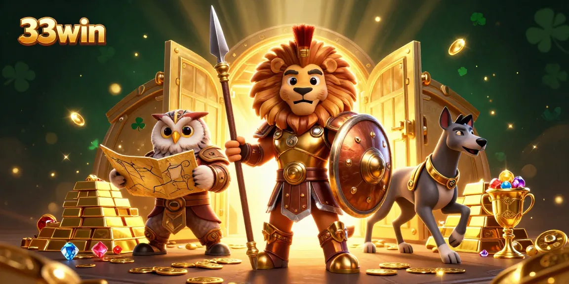 Experience thrilling casino adventures with 33win's exclusive features and gaming atmosphere.